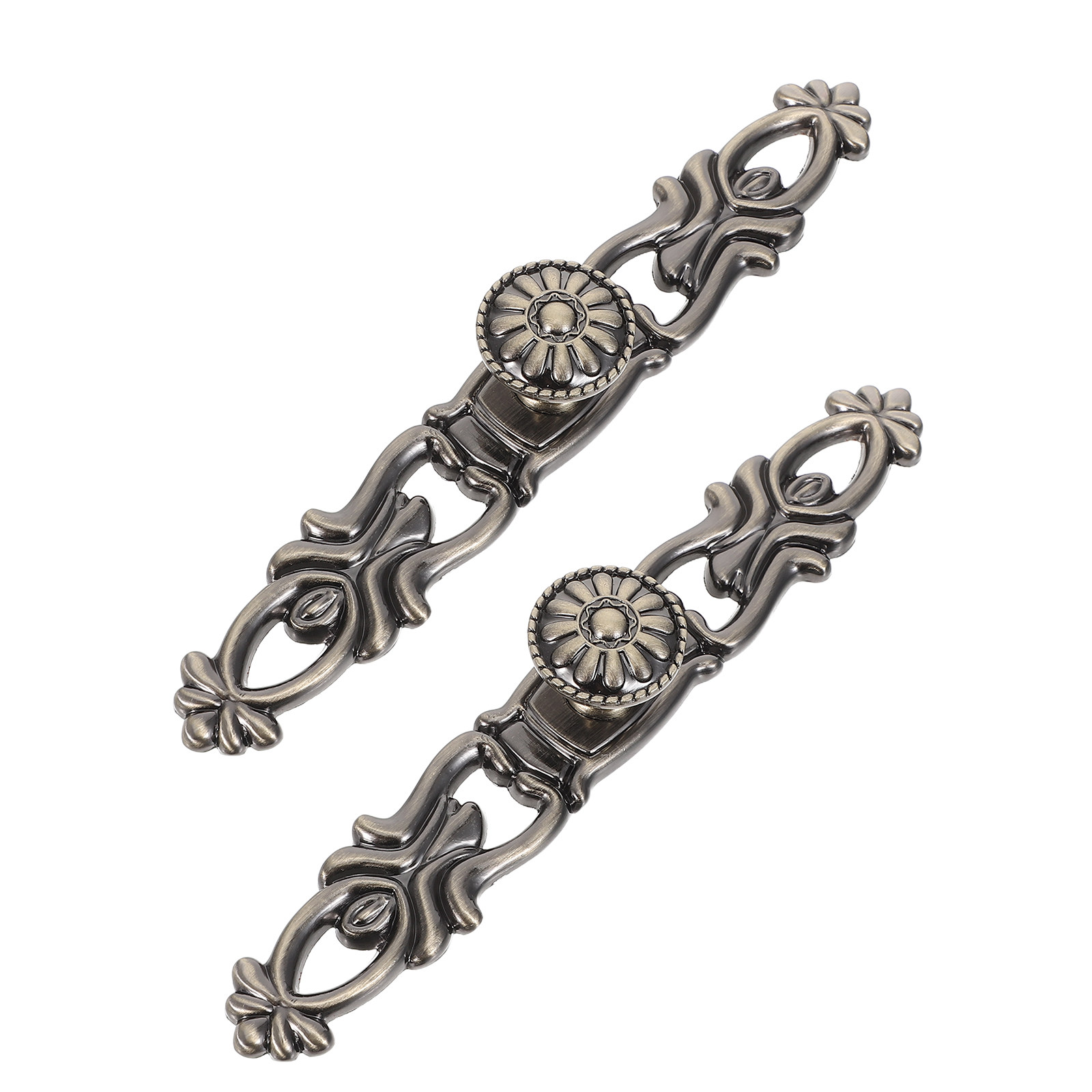 Furniture Hardware Drop Pulls - 2 puxadores de gaveta em bronze,