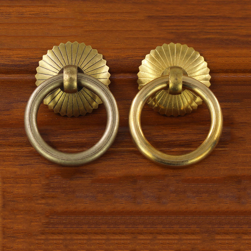 Furniture Hardware Drop Pulls - Puxador de Latão Antigo para Armário