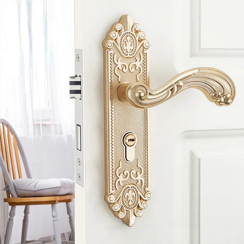 Furniture Hardware Fitting - Maçaneta de Porta Interna Europeia Silenciosa