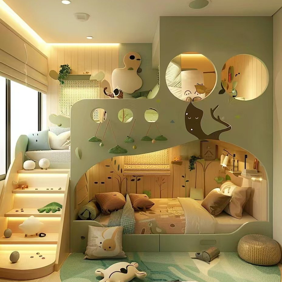 Furniture Hardware Lowes - Cama Infantil de Madeira Maciça, Beliche
