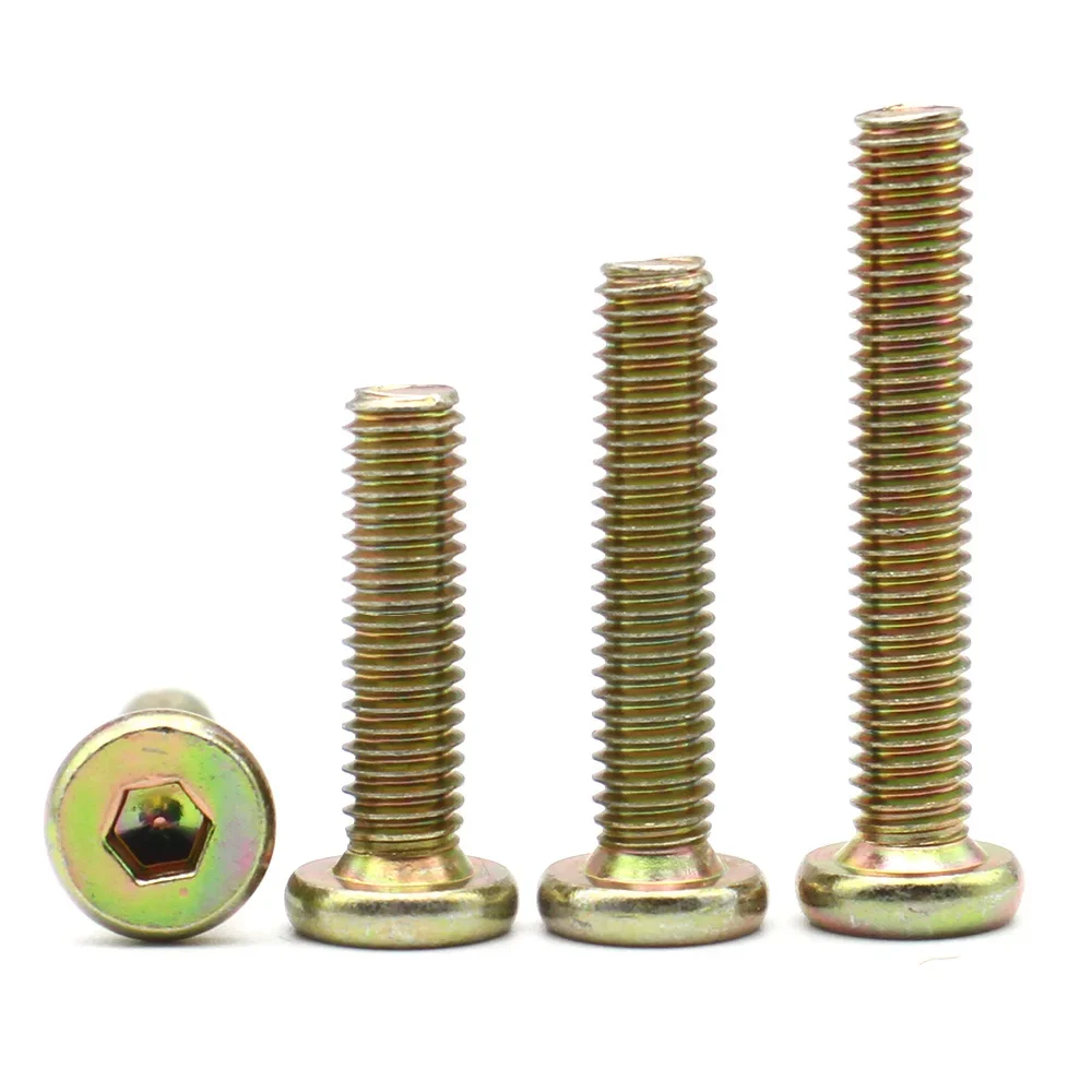 6 pçs/lote m6 m8 zinco-banhado - Furniture Hardware Lowes avaliação e preço