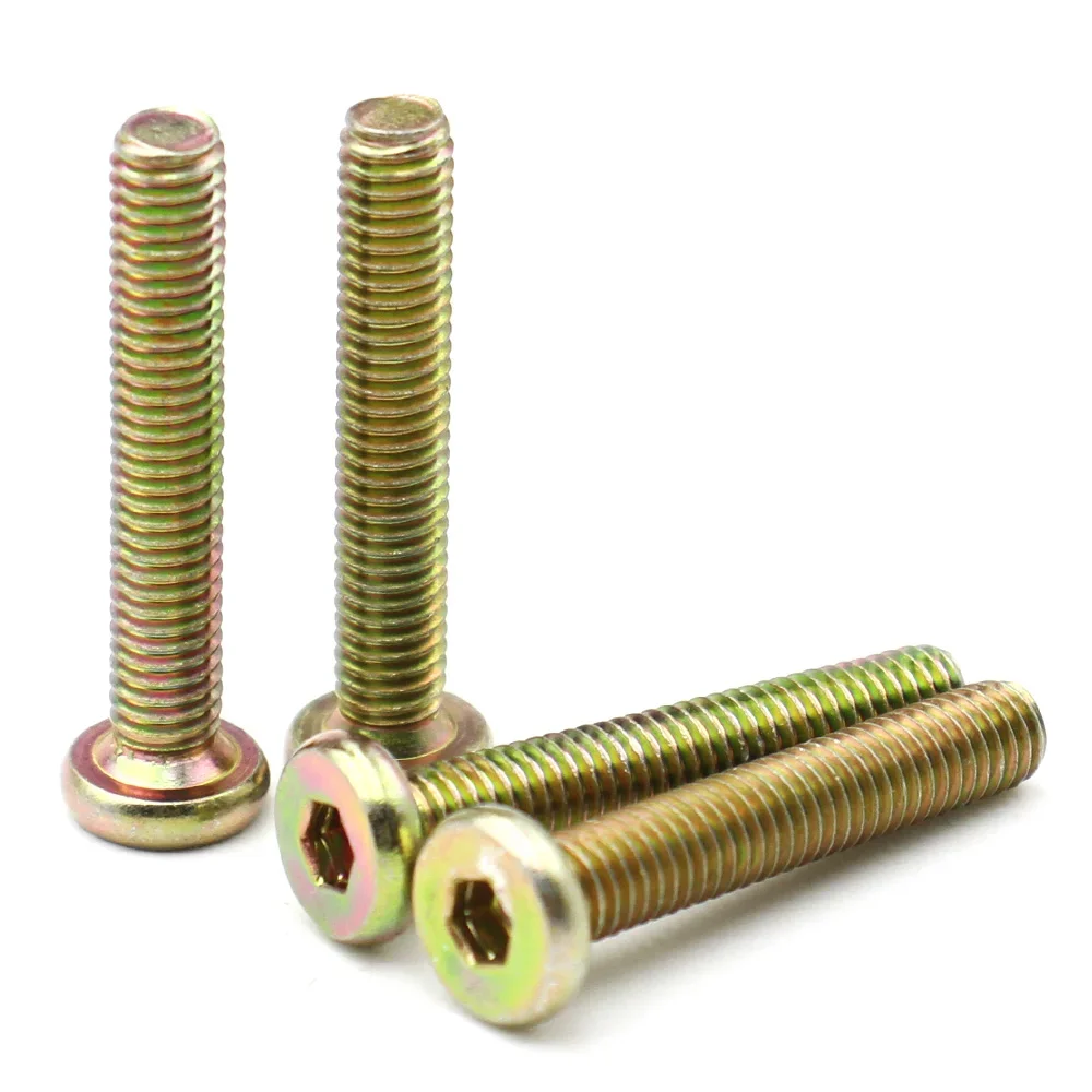 6 pçs/lote m6 m8 zinco-banhado - Furniture Hardware Lowes avaliação e preço