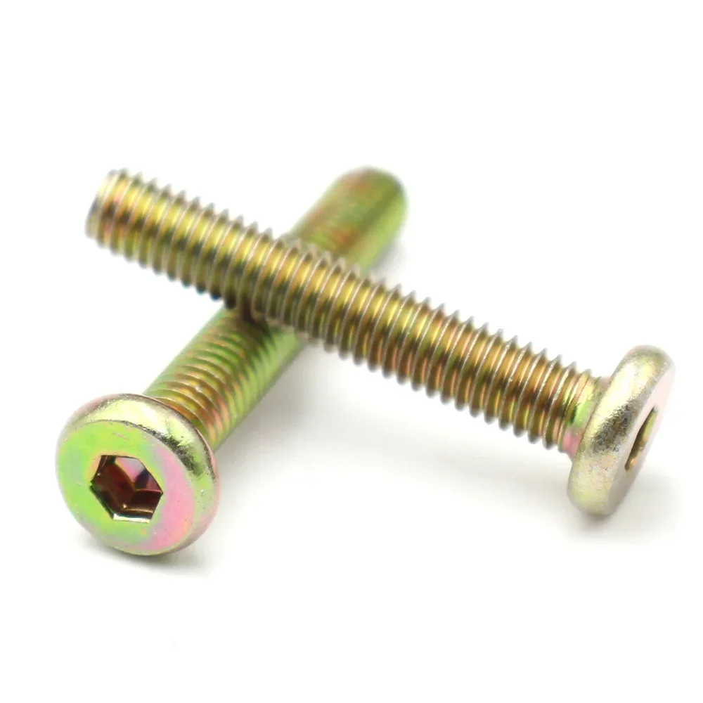 6 pçs/lote m6 m8 zinco-banhado - Furniture Hardware Lowes avaliação e preço