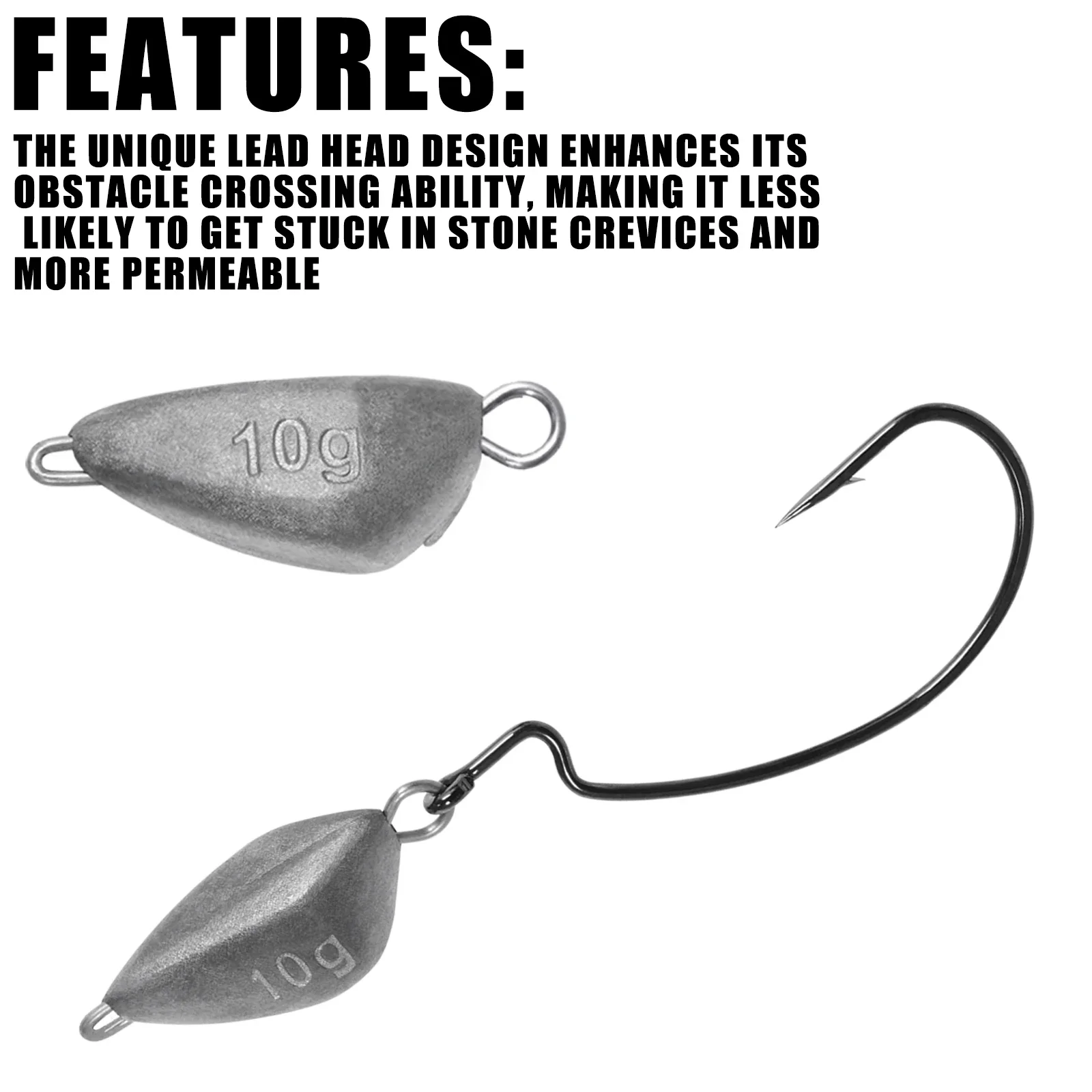 5 peças de peso de pesca de ca - Furniture Hardware Jig avaliação e preço