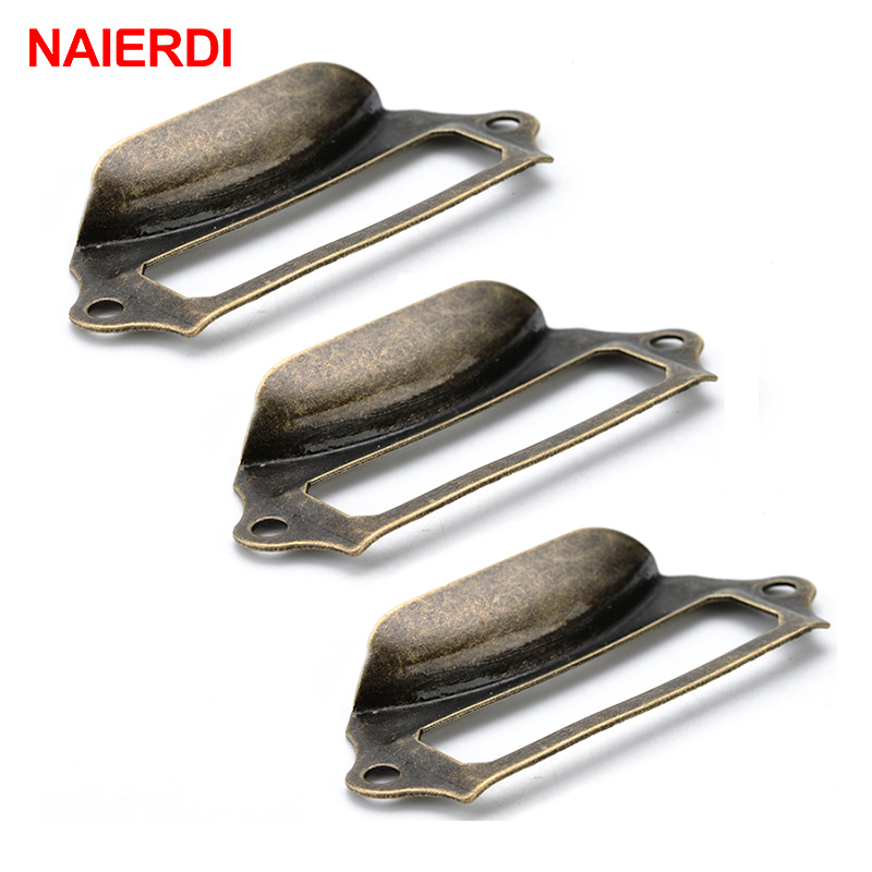 10 pçs naierdi antigo alças ca - Furniture Hardware Names avaliação e preço