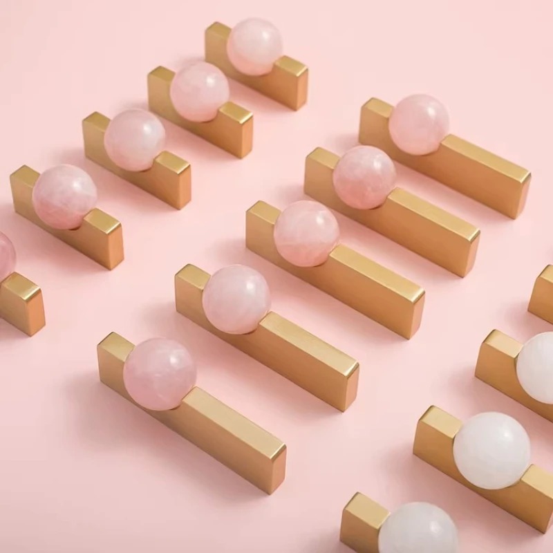 Bola de cristal branca + puxad - Furniture Hardware Drop Pulls avaliação e preço