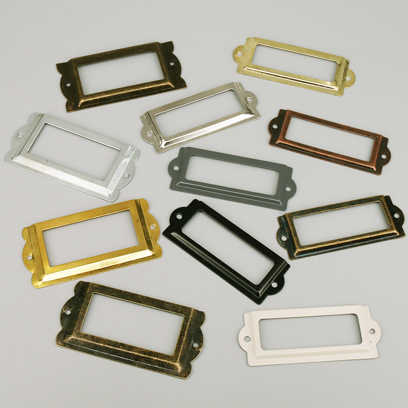 4 pçs antigo ferro tag etiquet - Furniture Hardware Names avaliação e preço